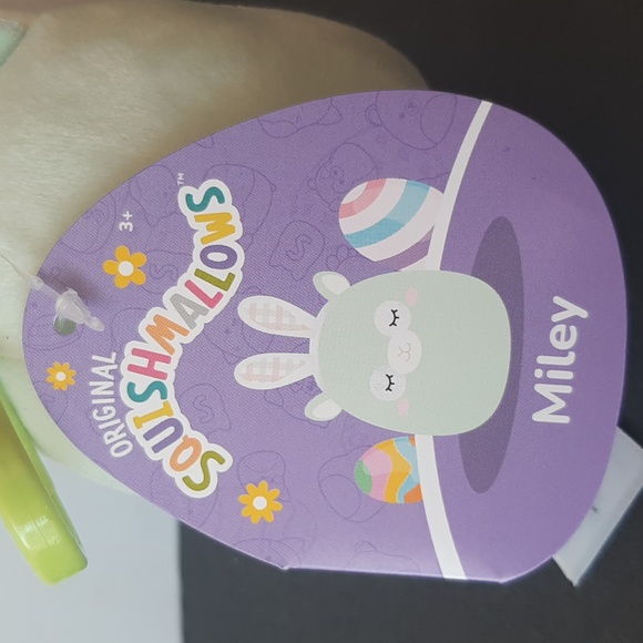 Squishmallows Miley Llama Clip-On Green 3.5" Bunny Ears Plush Stuffed Animal Toy - Picture 8 of 11